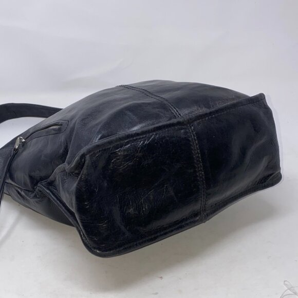 HOBO International Meredith Black Leather Shoulder Hobo Bag - Picture 4 of 7